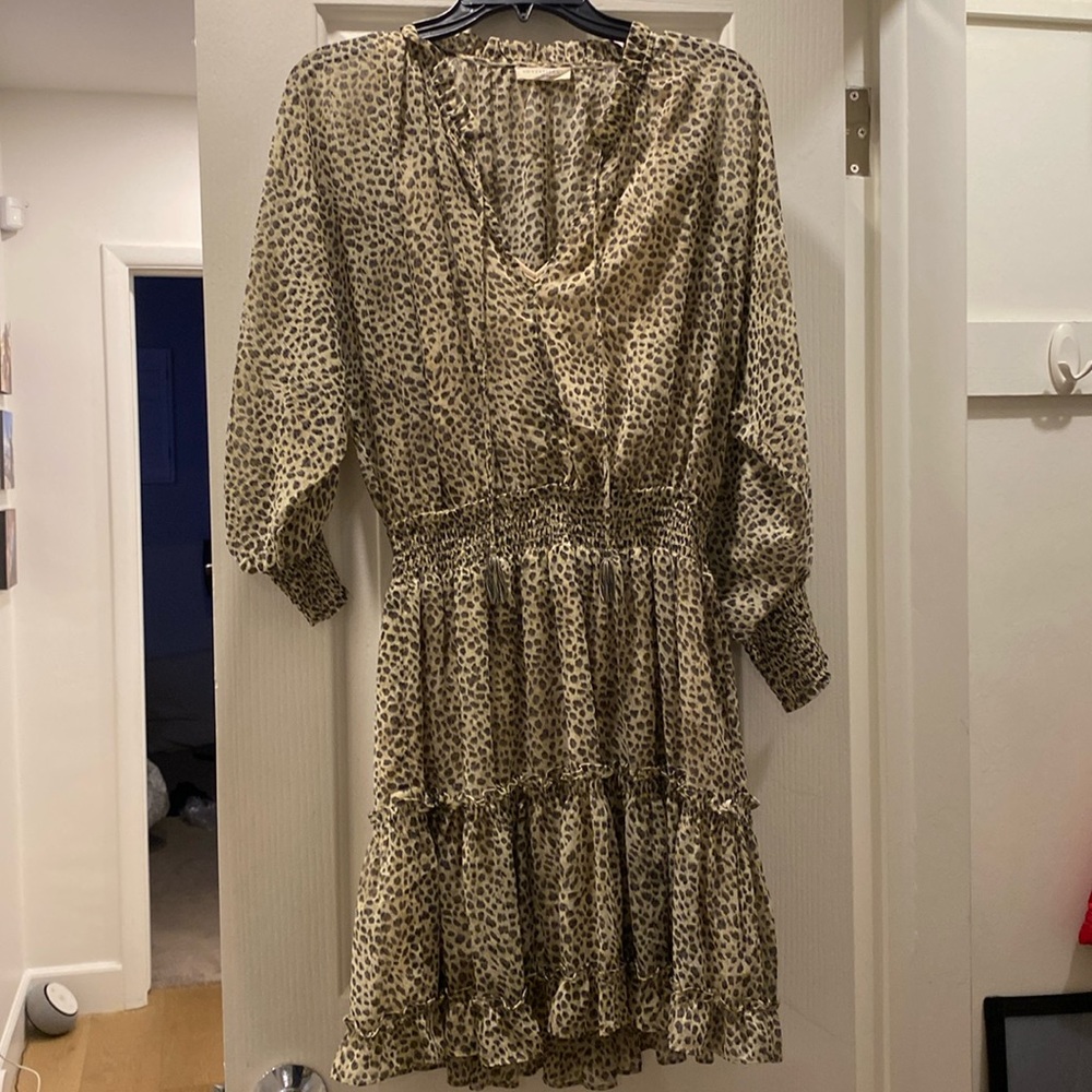 Lined long sleeved print dress, Lovestitch size M